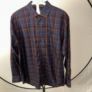 Leo Chevalier Dress Shirt Men's Sz XL/TG Long Sleeves Button Up Multiple ColorPl